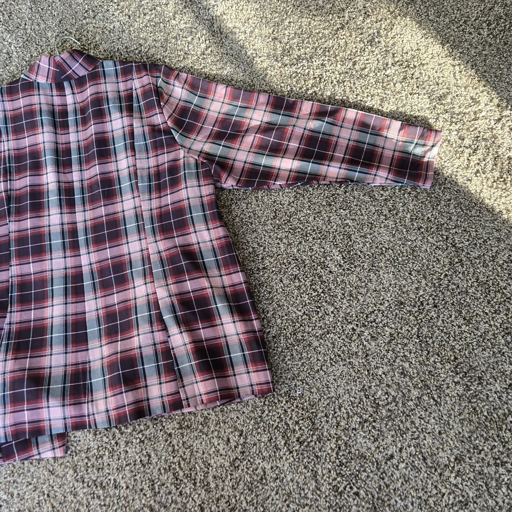 Torrid Plaid Blazer in Pink and Black - Picture 15 of 15